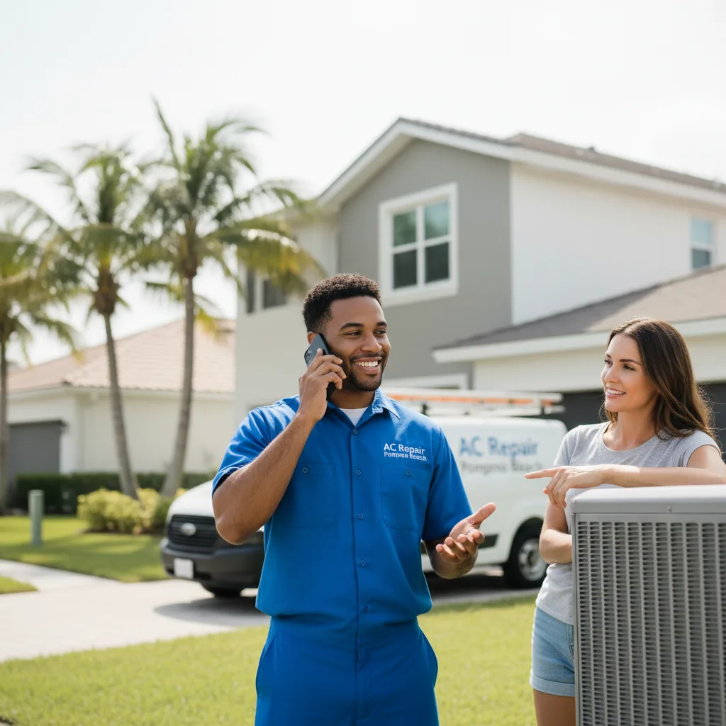 AC Repair Pompano Beach customer support in Hermon